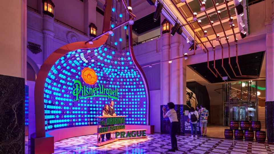 Prague: Pilsner Urquell Experience & Beer Tasting - The 360° game zone: why play belongs in a beer museum