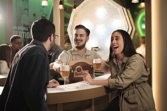 Prague Pilsner Urquell Experience with 3 Free Beer Tastings - The Beer Hall Bar and Gift Shop: Souvenirs, Personalized Options, and Price Shock
