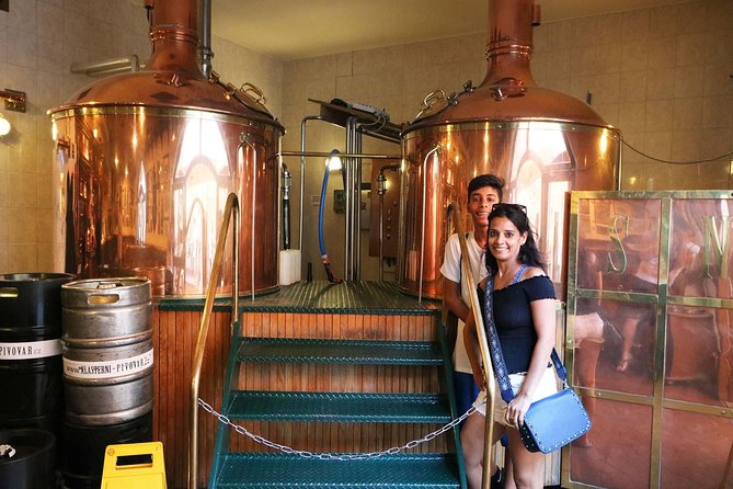 Prague Segway Fun & Beer tour with a guide - St. Norbert Church: small stop, nice payoff