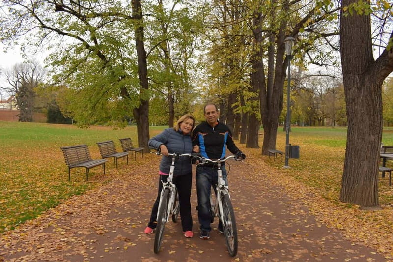 Prague: Small Group or Private Bike City Tour - Prague Castle area and Strahov Monastery: walking breaks for the views that matter