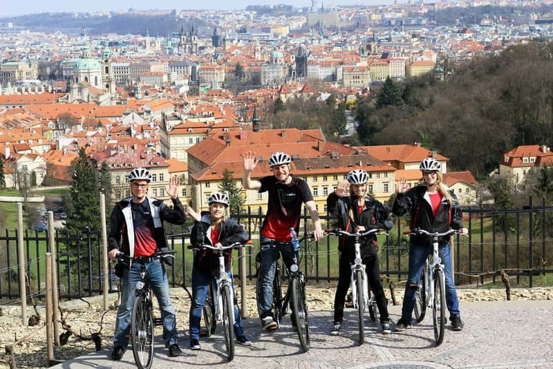 Prague: Small Group or Private Bike City Tour - Meeting at Na Poříčí 42 (Hotel Grandior) and getting bike-ready