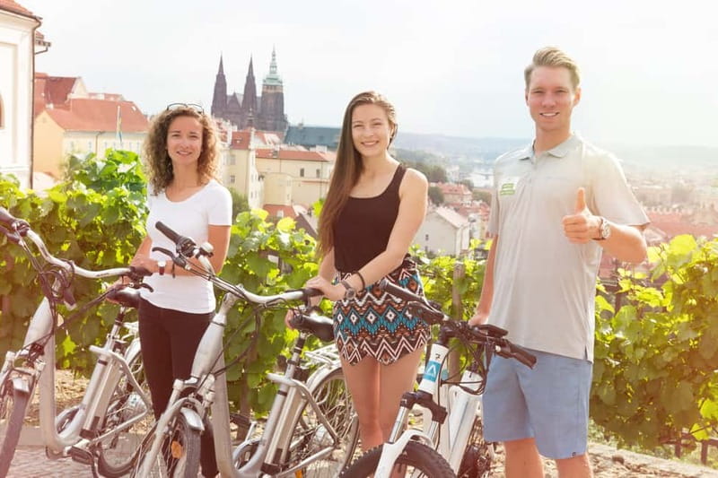 Prague: Small Group or Private E-Bike City Tour - The first stretch: islands, viewpoints, and the Metronome area
