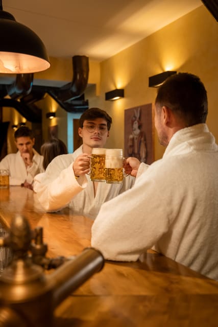 Prague: The Largest Beer SPA with Unlimited Beer Consumption - Entering The Spa: Changing Rooms, Privacy, and Timing That Matters
