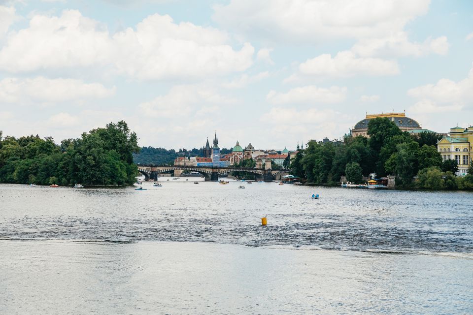 Prague: Vltava River Lunch Cruise in an Open-Top Glass Boat - Commentary and maps: how to make sense of what you’re seeing