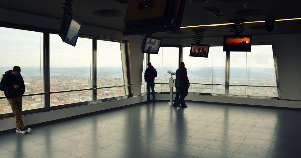 Prague: Žižkov TV Tower Observatory Entry Ticket - The Bubble Chair Experience: Weird Comfort With Real Street Sound