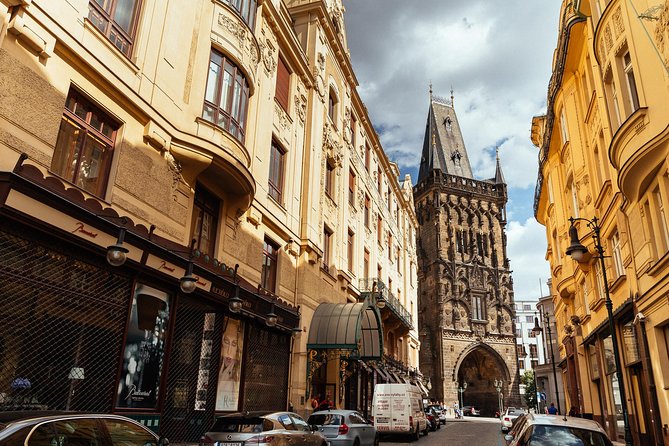 Private City Kickstart Tour: Prague - National Theater and Laterna Magika Views (Then Back to Base)