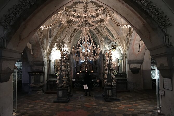 Private Guided Tour Prague to UNESCO Kutna Hora with Transfers - Sedlec Ossuary (Bone Church): the bone chandelier and the numbers game